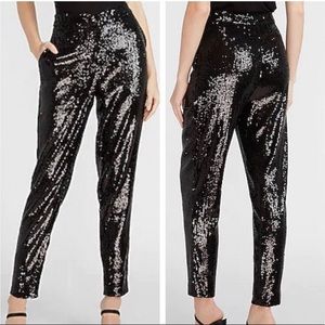 NWT Victorias Secret sport limited edition black sequin joggers/leggings size XS